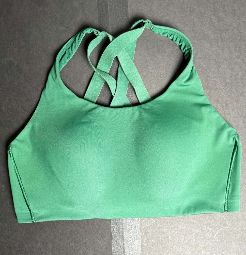 lululemon athletica sports bra green Large